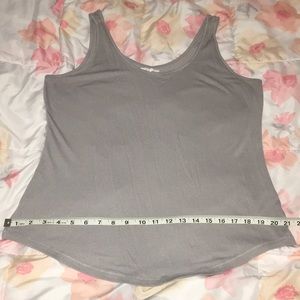 Gray Glitter Tank Top